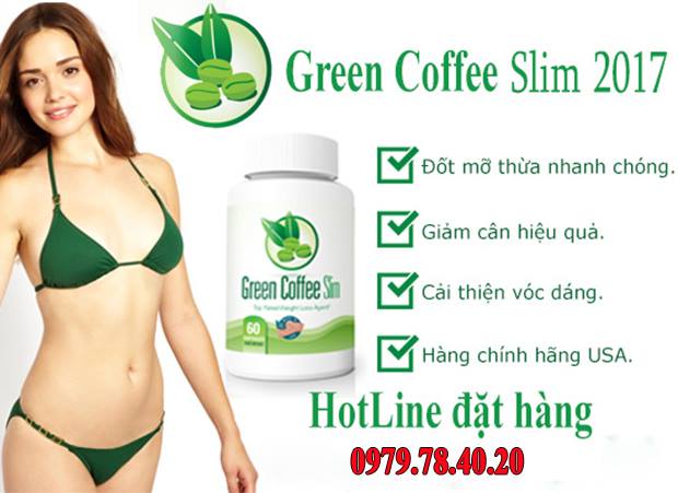 Công dụng của Green Coffee Slim 2017
