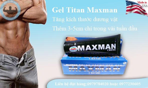 Có nên chọn gel titan maxman để tăng kích thước cậu nhỏ